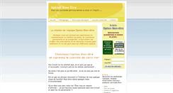 Desktop Screenshot of optionbienetre.com